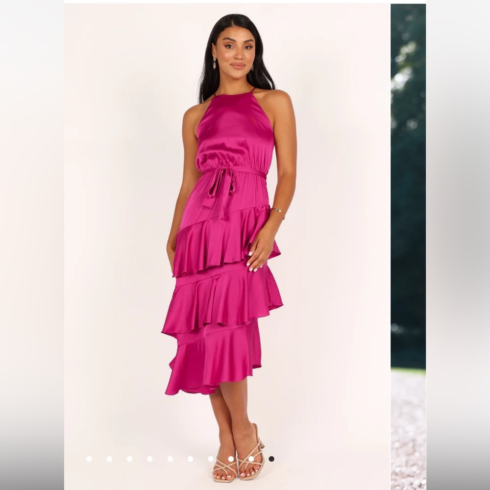 Petal & Pup Pink Midi Dress - Picture 8 of 9
